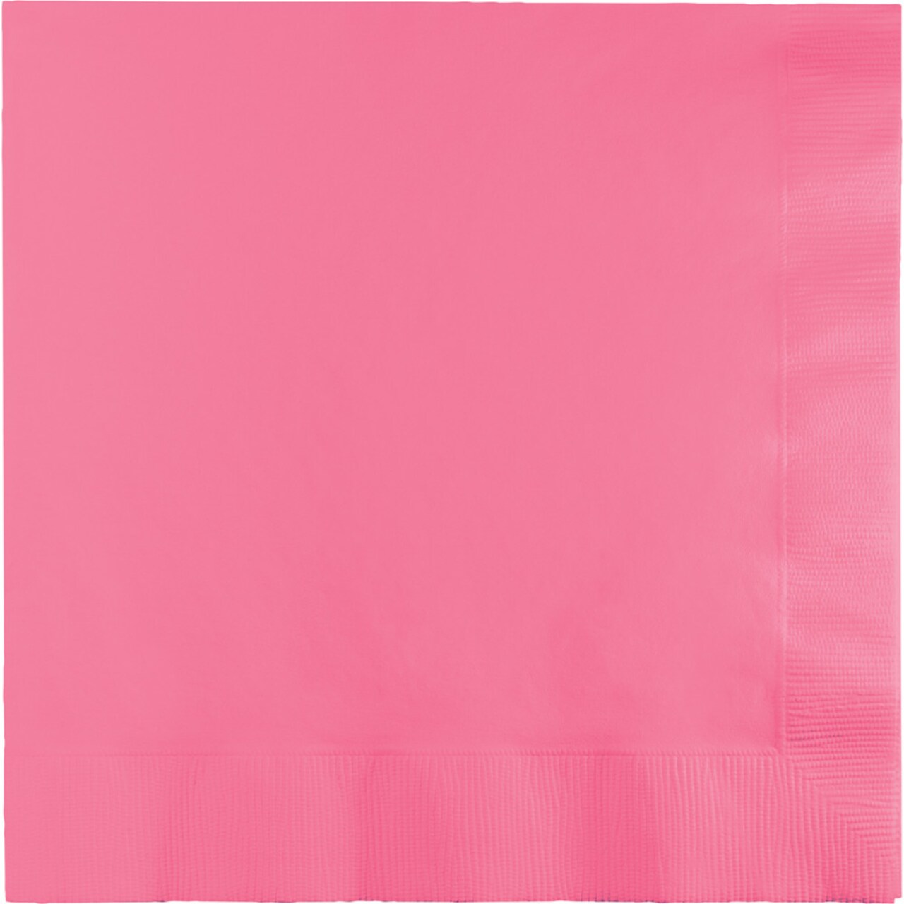 Party Central 2-Ply Disposable Luncheon Napkins - 6.5" - Candy Pink - Club Pack of 600